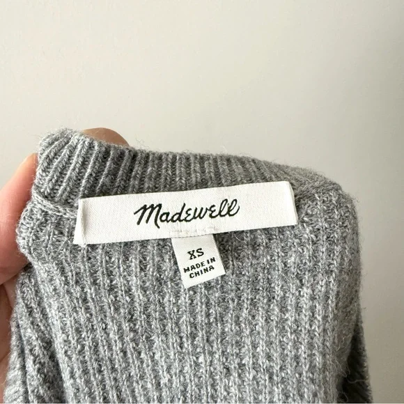 Madewell‎ asherton waffle henley sweater XS - Picture 2 of 4